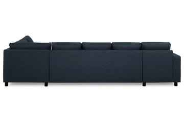 Crazy 5-sits Högervänd U-formad X-Large Soffa med Divan och Schäslong i Tyg - Blå - Möbler - Soffa - U-soffa