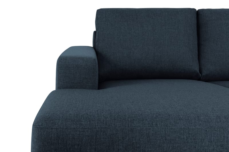 Crazy 5-sits Högervänd U-formad X-Large Soffa med Divan och Schäslong i Tyg - Blå - Möbler - Soffa - U-soffa