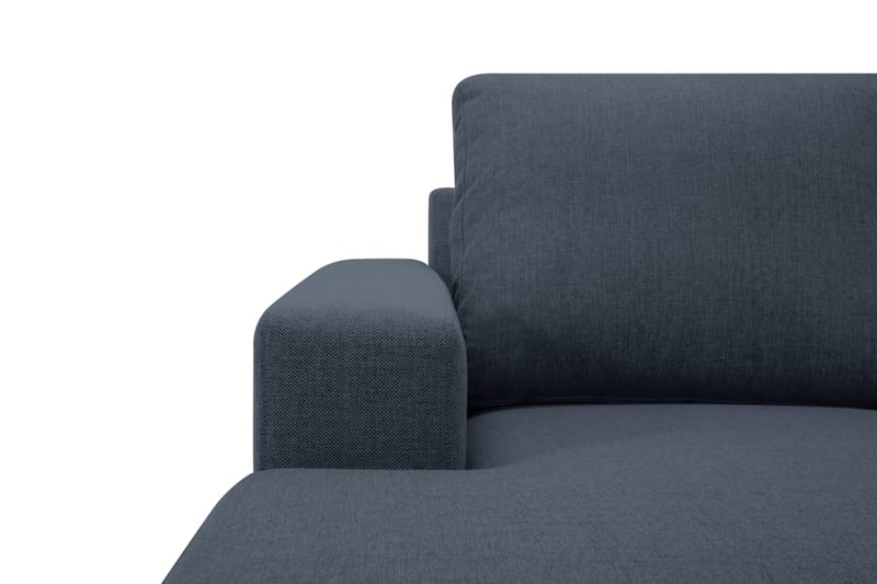 Crazy 5-sits Högervänd U-formad X-Large Soffa med Divan och Schäslong i Tyg - Blå - Möbler - Soffa - U-soffa