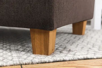 Crazy 5-sits Högervänd U-formad X-Large Soffa med Divan och Schäslong i Tyg - Brun - Möbler - Soffa - U-soffa