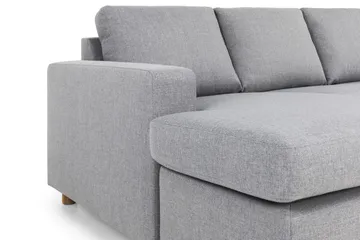 Crazy 5-sits Högervänd U-formad X-Large Soffa med Divan och Schäslong i Tyg - Grå - Möbler - Soffa - U-soffa