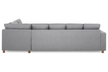 Crazy 5-sits Högervänd U-formad X-Large Soffa med Divan och Schäslong i Tyg - Grå - Möbler - Soffa - U-soffa