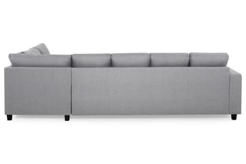 Crazy 5-sits Högervänd U-formad X-Large Soffa med Divan och Schäslong i Tyg - Grå - Möbler - Soffa - U-soffa
