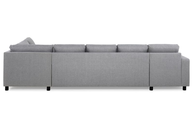Crazy 5-sits Högervänd U-formad X-Large Soffa med Divan och Schäslong i Tyg - Grå - Möbler - Soffa - U-soffa