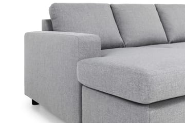 Crazy 5-sits Högervänd U-formad X-Large Soffa med Divan och Schäslong i Tyg - Grå - Möbler - Soffa - U-soffa