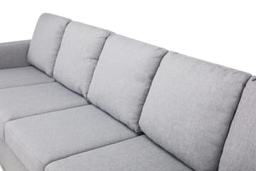 Crazy 5-sits Högervänd U-formad X-Large Soffa med Divan och Schäslong i Tyg - Grå - Möbler - Soffa - U-soffa