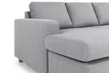Crazy 5-sits Högervänd U-formad X-Large Soffa med Divan och Schäslong i Tyg - Grå - Möbler - Soffa - U-soffa