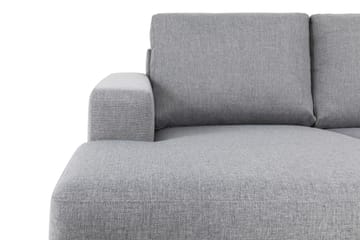 Crazy 5-sits Högervänd U-formad X-Large Soffa med Divan och Schäslong i Tyg - Grå - Möbler - Soffa - U-soffa