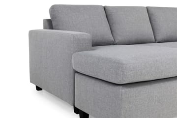Crazy 5-sits Högervänd U-formad X-Large Soffa med Divan och Schäslong i Tyg - Grå - Möbler - Soffa - U-soffa
