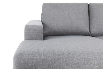 Crazy 5-sits Högervänd U-formad X-Large Soffa med Divan och Schäslong i Tyg - Grå - Möbler - Soffa - U-soffa