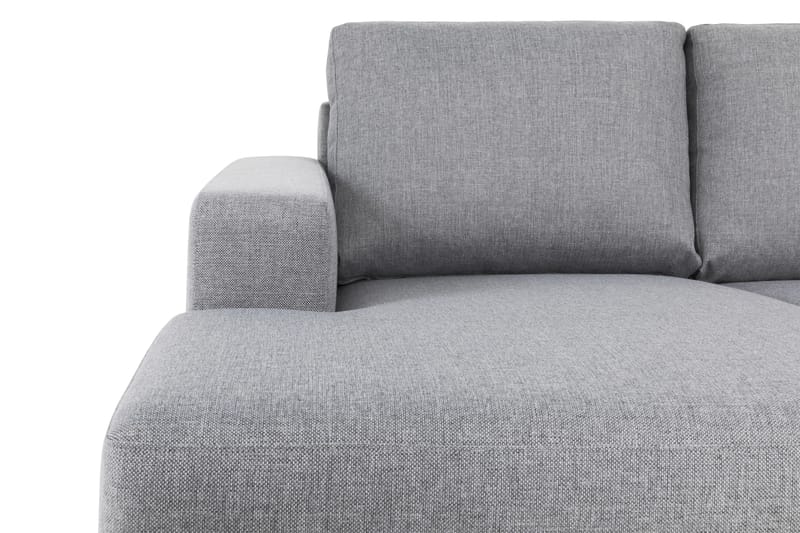 Crazy 5-sits Högervänd U-formad X-Large Soffa med Divan och Schäslong i Tyg - Grå - Möbler - Soffa - U-soffa
