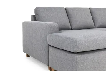 Crazy 5-sits Högervänd U-formad X-Large Soffa med Divan och Schäslong i Tyg - Grå - Möbler - Soffa - U-soffa