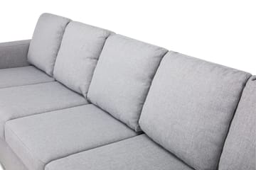 Crazy 5-sits Högervänd U-formad X-Large Soffa med Divan och Schäslong i Tyg - Grå - Möbler - Soffa - U-soffa