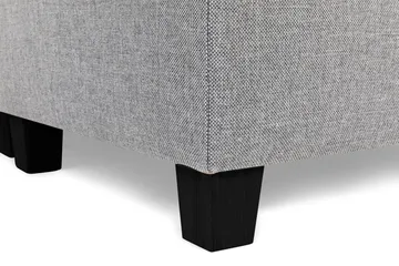 Crazy 5-sits Högervänd U-formad X-Large Soffa med Divan och Schäslong i Tyg - Grå - Möbler - Soffa - U-soffa