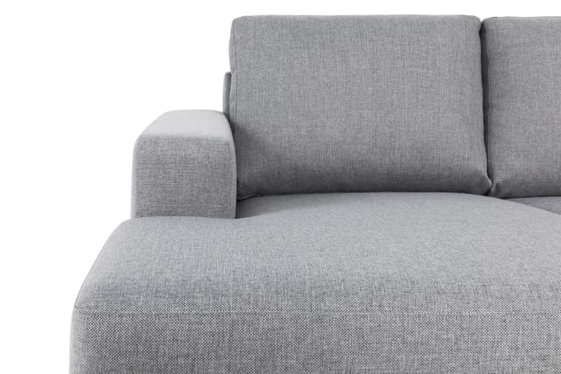 Crazy 5-sits Högervänd U-formad X-Large Soffa med Divan och Schäslong i Tyg - Grå - Möbler - Soffa - U-soffa