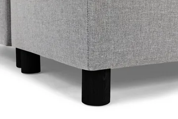 Crazy 5-sits Högervänd U-formad X-Large Soffa med Divan och Schäslong i Tyg - Grå - Möbler - Soffa - U-soffa