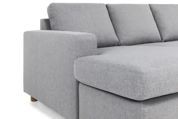 Crazy 5-sits Högervänd U-formad X-Large Soffa med Divan och Schäslong i Tyg - Grå - Möbler - Soffa - U-soffa