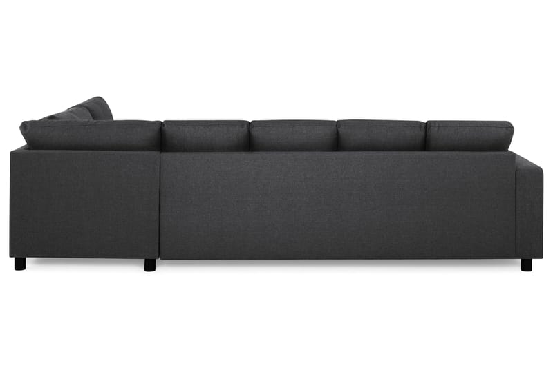 Crazy 5-sits Högervänd U-formad X-Large Soffa med Divan och Schäslong i Tyg - Mörkgrå - Möbler - Soffa - U-soffa