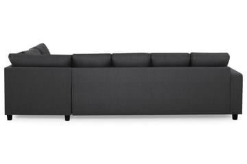 Crazy 5-sits Högervänd U-formad X-Large Soffa med Divan och Schäslong i Tyg - Mörkgrå - Möbler - Soffa - U-soffa