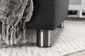 Crazy 5-sits Högervänd U-formad X-Large Soffa med Divan och Schäslong i Tyg - Mörkgrå - Möbler - Soffa - U-soffa