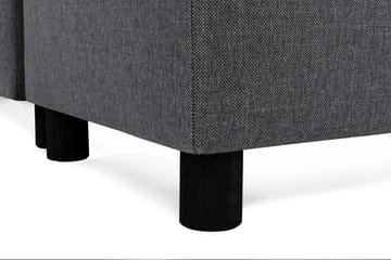 Crazy 5-sits Högervänd U-formad X-Large Soffa med Divan och Schäslong i Tyg - Mörkgrå - Möbler - Soffa - U-soffa