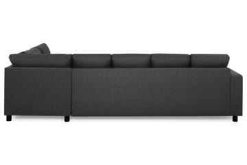 Crazy 5-sits Högervänd U-formad X-Large Soffa med Divan och Schäslong i Tyg - Mörkgrå - Möbler - Soffa - U-soffa