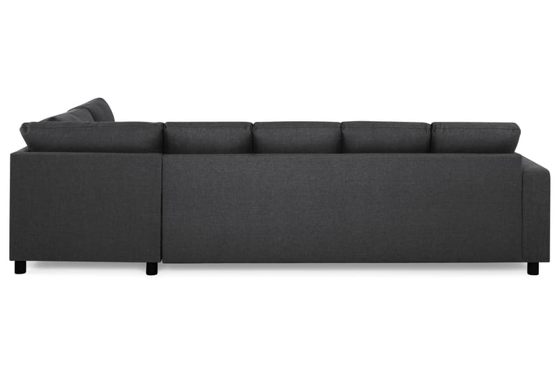 Crazy 5-sits Högervänd U-formad X-Large Soffa med Divan och Schäslong i Tyg - Mörkgrå - Möbler - Soffa - U-soffa