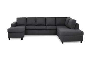 Crazy 5-sits Högervänd U-formad X-Large Soffa med Divan och Schäslong i Tyg
