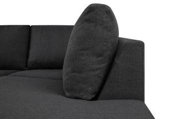 Crazy 5-sits Högervänd U-formad X-Large Soffa med Divan och Schäslong i Tyg - Mörkgrå - Möbler - Soffa - U-soffa