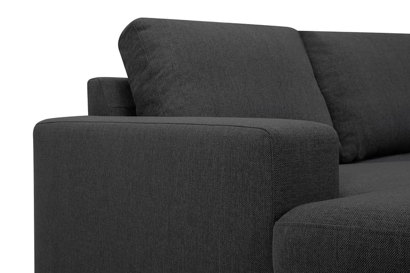 Crazy 5-sits Högervänd U-formad X-Large Soffa med Divan och Schäslong i Tyg - Mörkgrå - Möbler - Soffa - U-soffa