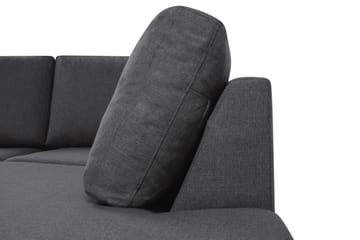 Crazy 5-sits Högervänd U-formad X-Large Soffa med Divan och Schäslong i Tyg - Mörkgrå - Möbler - Soffa - U-soffa