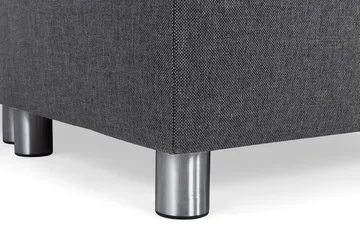 Crazy 5-sits Högervänd U-formad X-Large Soffa med Divan och Schäslong i Tyg - Mörkgrå - Möbler - Soffa - U-soffa