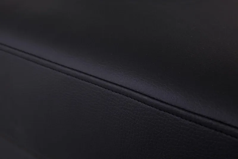 Crazy 5-sits U-formad Soffa med dubbelschäslong i Konstläder - Svart - Möbler - Soffa - Skinnsoffa