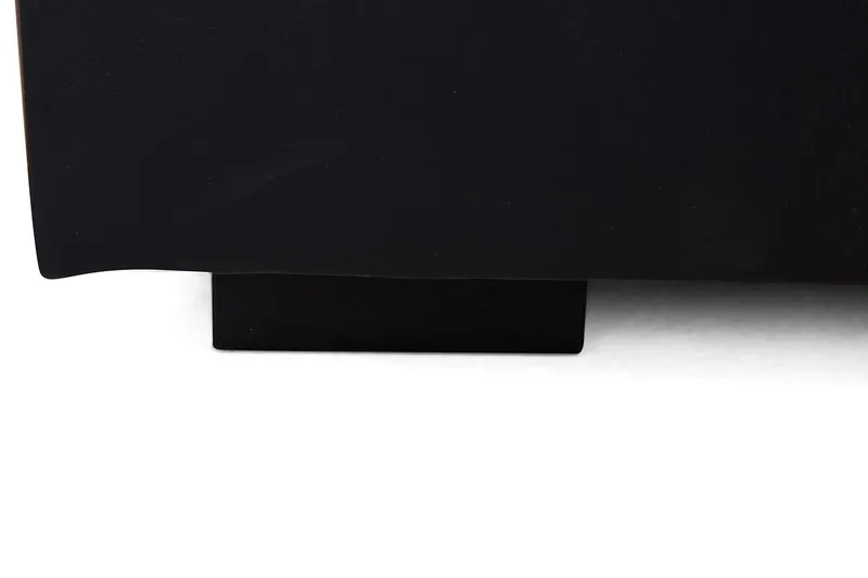 Crazy 5-sits U-formad Soffa med dubbelschäslong i Konstläder - Svart - Möbler - Soffa - Skinnsoffa