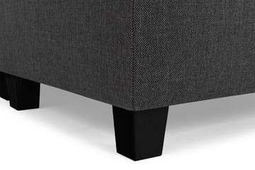 Crazy 5-sits U-formad Soffa med dubbelschäslong i Tyg - Antracit - Möbler - Soffa - U-soffa