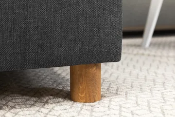 Crazy 5-sits U-formad Soffa med dubbelschäslong i Tyg - Mörkgrå - Möbler - Soffa - U-soffa