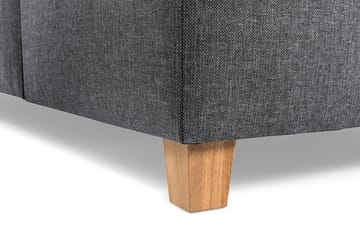 Crazy 5-sits U-formad Soffa med dubbelschäslong i Tyg - Mörkgrå - Möbler - Soffa - U-soffa