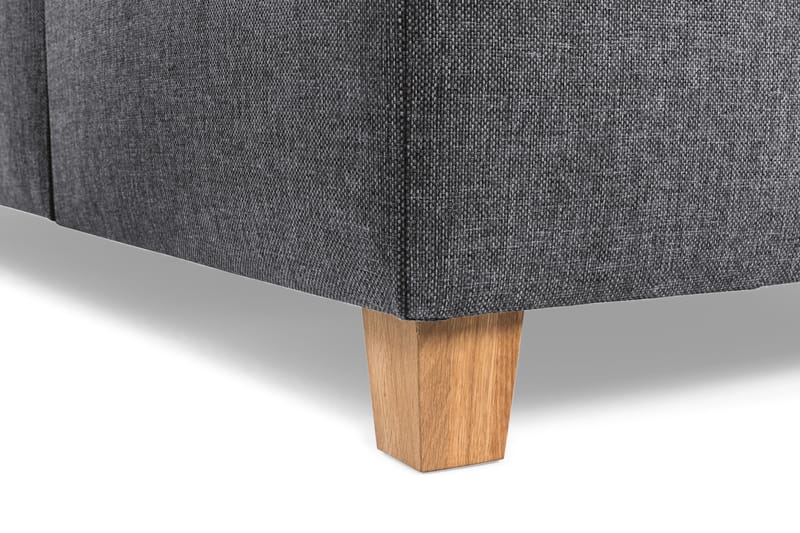 Crazy 5-sits U-formad Soffa med dubbelschäslong i Tyg - Mörkgrå - Möbler - Soffa - U-soffa