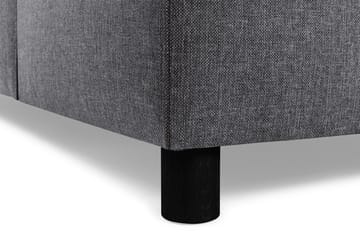 Crazy 5-sits U-formad Soffa med dubbelschäslong i Tyg - Mörkgrå - Möbler - Soffa - U-soffa