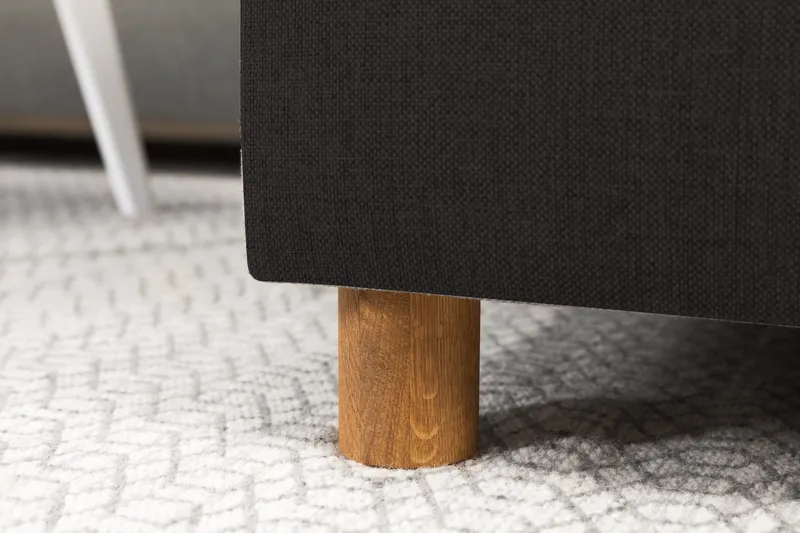 Crazy 5-sits Vänstervänd U-formad Soffa med Divan och Schäslong i Tyg - Antracit - Möbler - Soffa - U-soffa