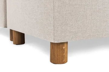 Crazy 5-sits Vänstervänd U-formad Soffa med Divan och Schäslong i Tyg - Beige - Möbler - Soffa - U-soffa