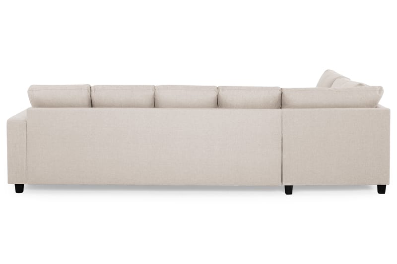 Crazy 5-sits Vänstervänd U-formad Soffa med Divan och Schäslong i Tyg - Beige - Möbler - Soffa - U-soffa