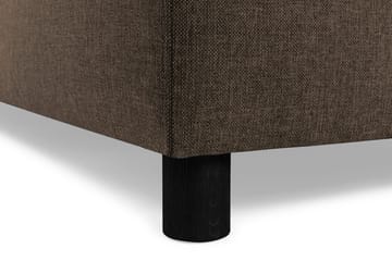 Crazy 5-sits Vänstervänd U-formad Soffa med Divan och Schäslong i Tyg - Brun - Möbler - Soffa - U-soffa