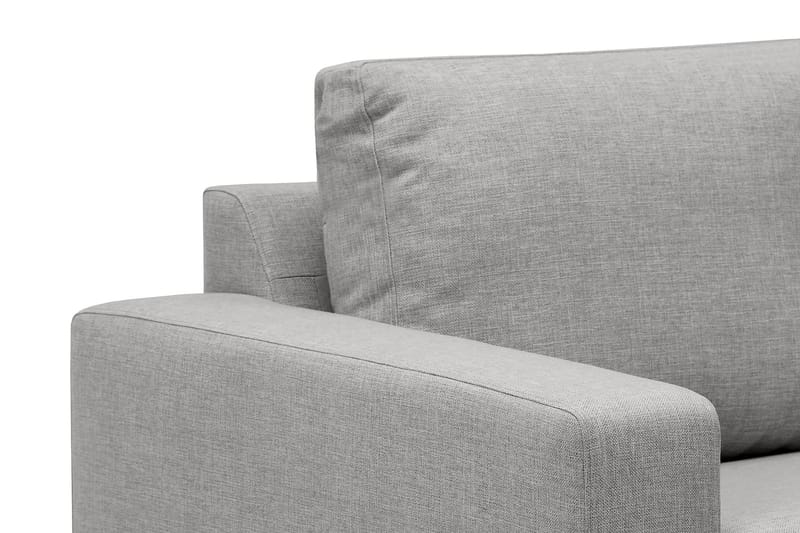 Crazy 5-sits Vänstervänd U-formad Soffa med Divan och Schäslong i Tyg - Grå - Möbler - Soffa - U-soffa