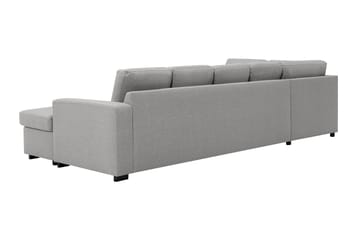 Crazy 5-sits Vänstervänd U-formad Soffa med Divan och Schäslong i Tyg - Grå - Möbler - Soffa - U-soffa