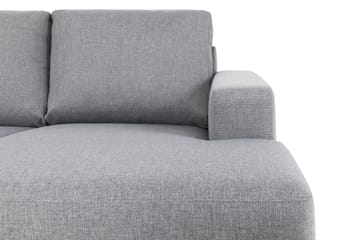 Crazy 5-sits Vänstervänd U-formad Soffa med Divan och Schäslong i Tyg - Grå - Möbler - Soffa - U-soffa