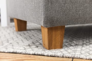 Crazy 5-sits Vänstervänd U-formad Soffa med Divan och Schäslong i Tyg - Grå - Möbler - Soffa - U-soffa