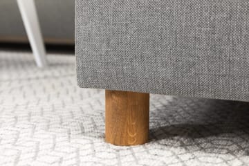 Crazy 5-sits Vänstervänd U-formad Soffa med Divan och Schäslong i Tyg - Grå - Möbler - Soffa - U-soffa