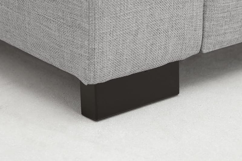 Crazy 5-sits Vänstervänd U-formad Soffa med Divan och Schäslong i Tyg - Grå - Möbler - Soffa - U-soffa