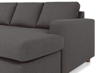 Crazy 5-sits Vänstervänd U-formad Soffa med Divan och Schäslong i Tyg - Mörkgrå - Möbler - Soffa - U-soffa